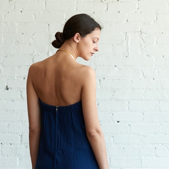 New! A Detacher Orinoco Cotton Gauze Jumpsuit in Indigo 💙 size 4 NWT! - Picture 5 of 15